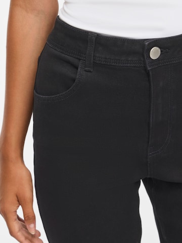 VILA Slimfit Jeans 'VIMia' in Zwart