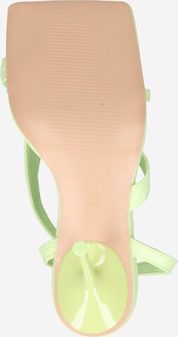 Public Desire Strap Sandals 'HARNESS' in Green