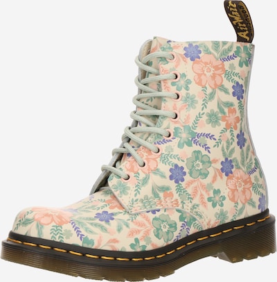 Dr. Martens Bottines à lacets '1460 Pascal' en beige clair / bleu / rosé / blanc cassé, Vue avec produit