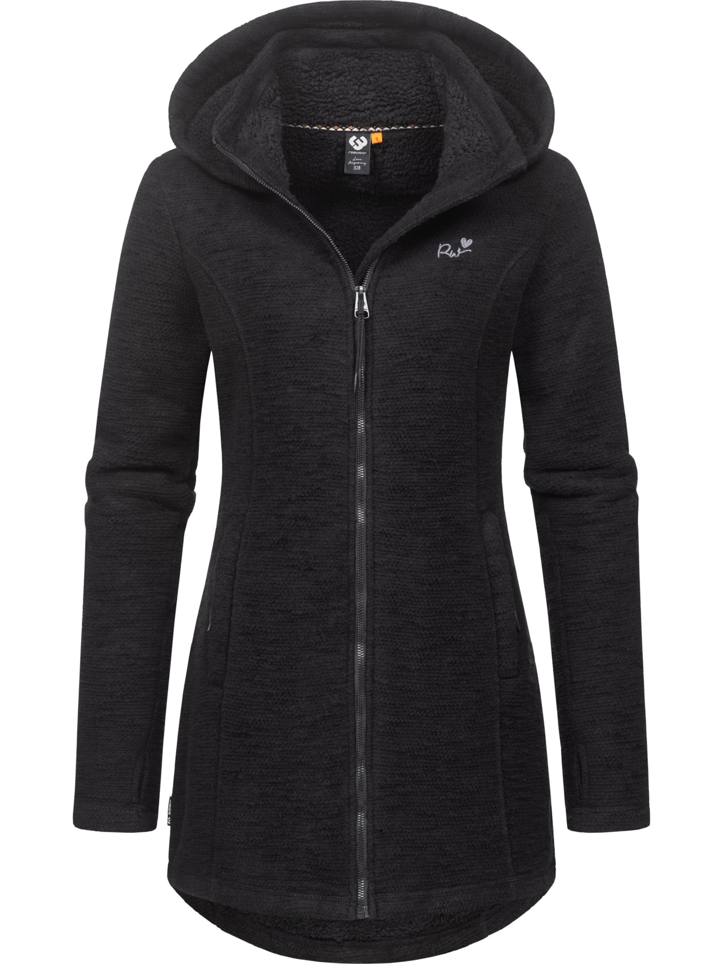 Ragwear - Cárdigan 'Leysha' en negro: frente