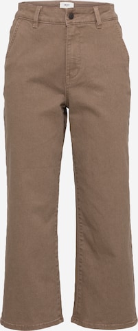 OBJECT Loose fit Jeans 'MARINA' in Brown: front