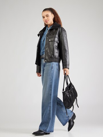 TOPSHOP Prehodna jakna 'OLIVIA' | črna barva