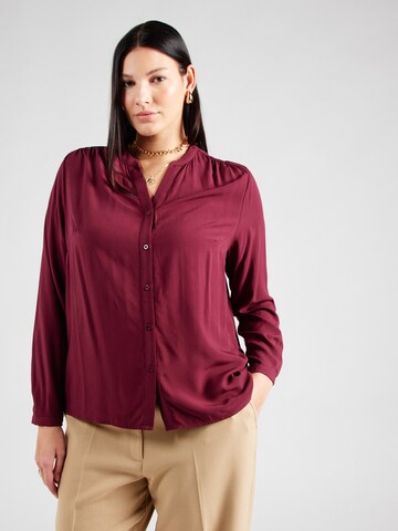 ONLY Carmakoma - Blusa 'CARANITA' em vermelho: frente