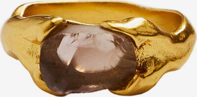 MANGO Ring 'Lagoon' en braun / gold, Vue avec produit