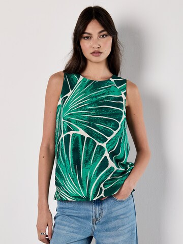 Haut Apricot en vert : devant