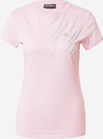 Plein Sport T-shirt i rosa: framsida