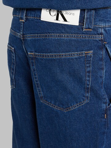 Calvin Klein Jeans - Perna larga Calças de ganga 'CLEAN PRESSED TROUSERS' em azul