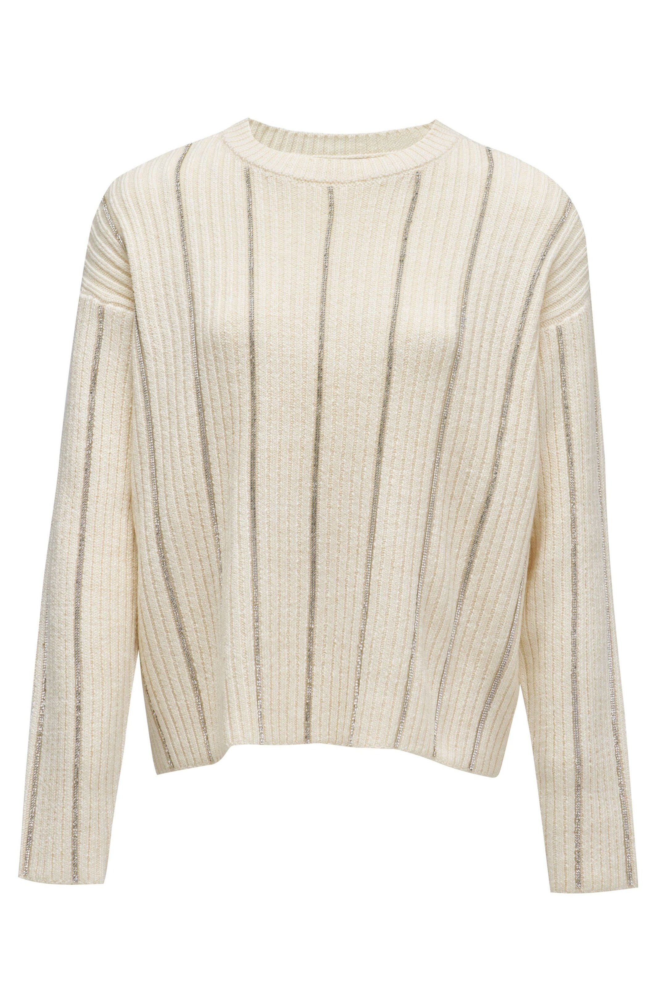 Salsa Jeans Trui in Beige: voorkant