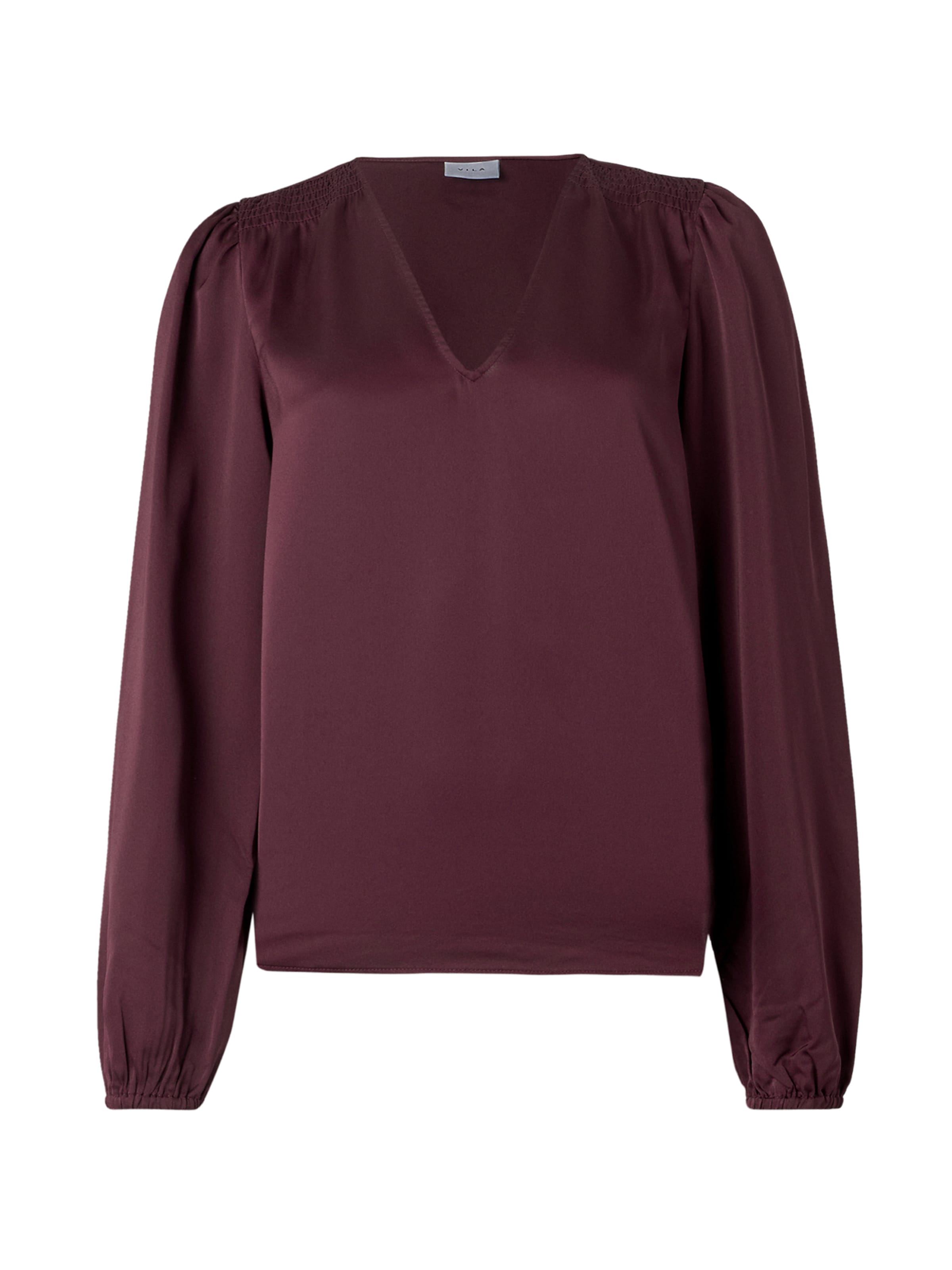 VILA Bluse 'VIEllette' i rød: forside