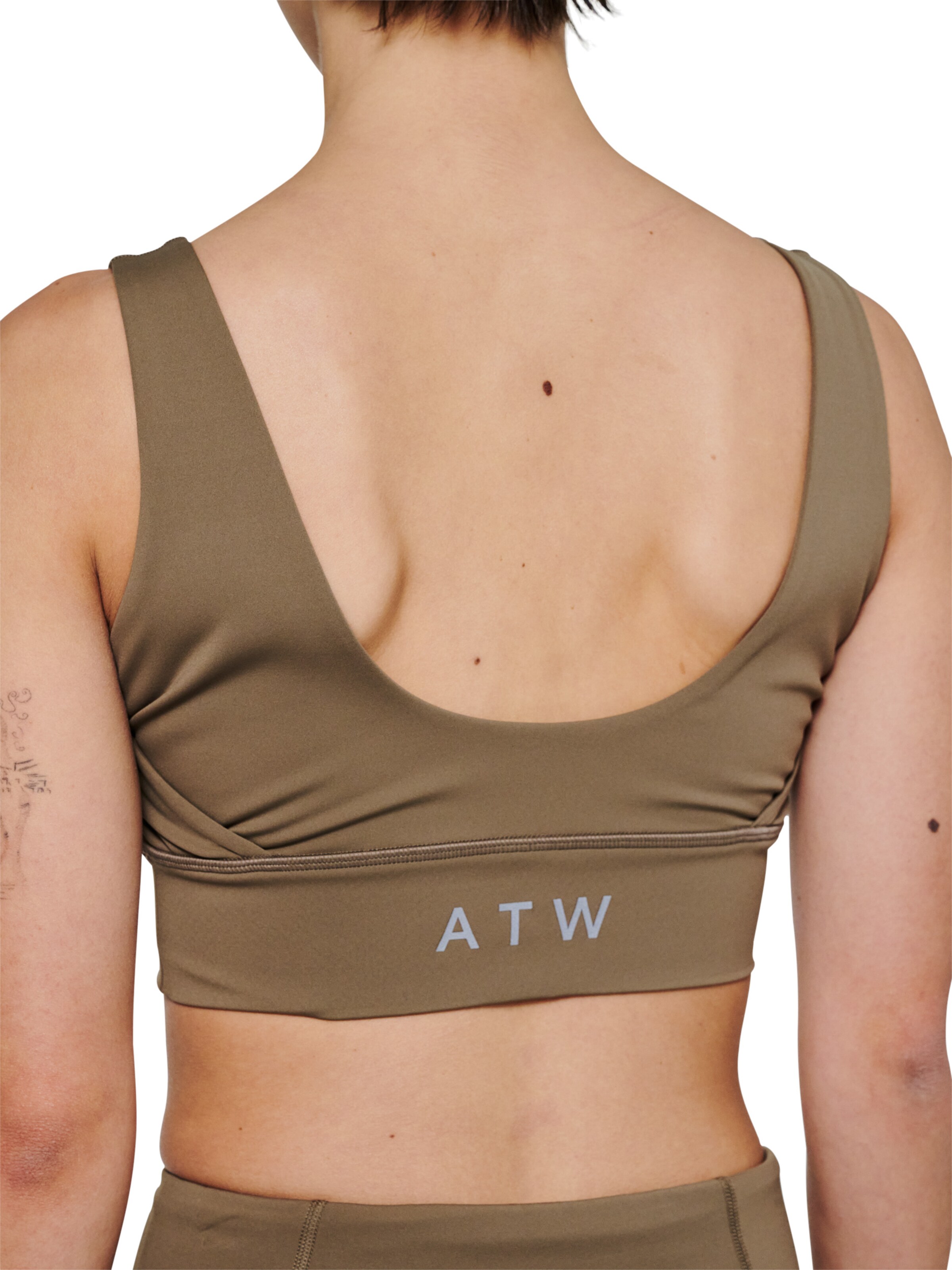 Bustier Haut de sport HALO en marron