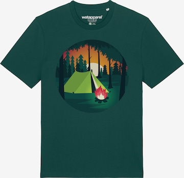 Maglietta ' Zelten ' di Watapparel in verde: frontale