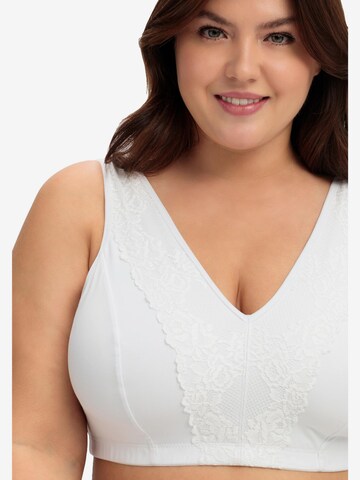 Bustier Soutien-gorge SHEEGO en blanc