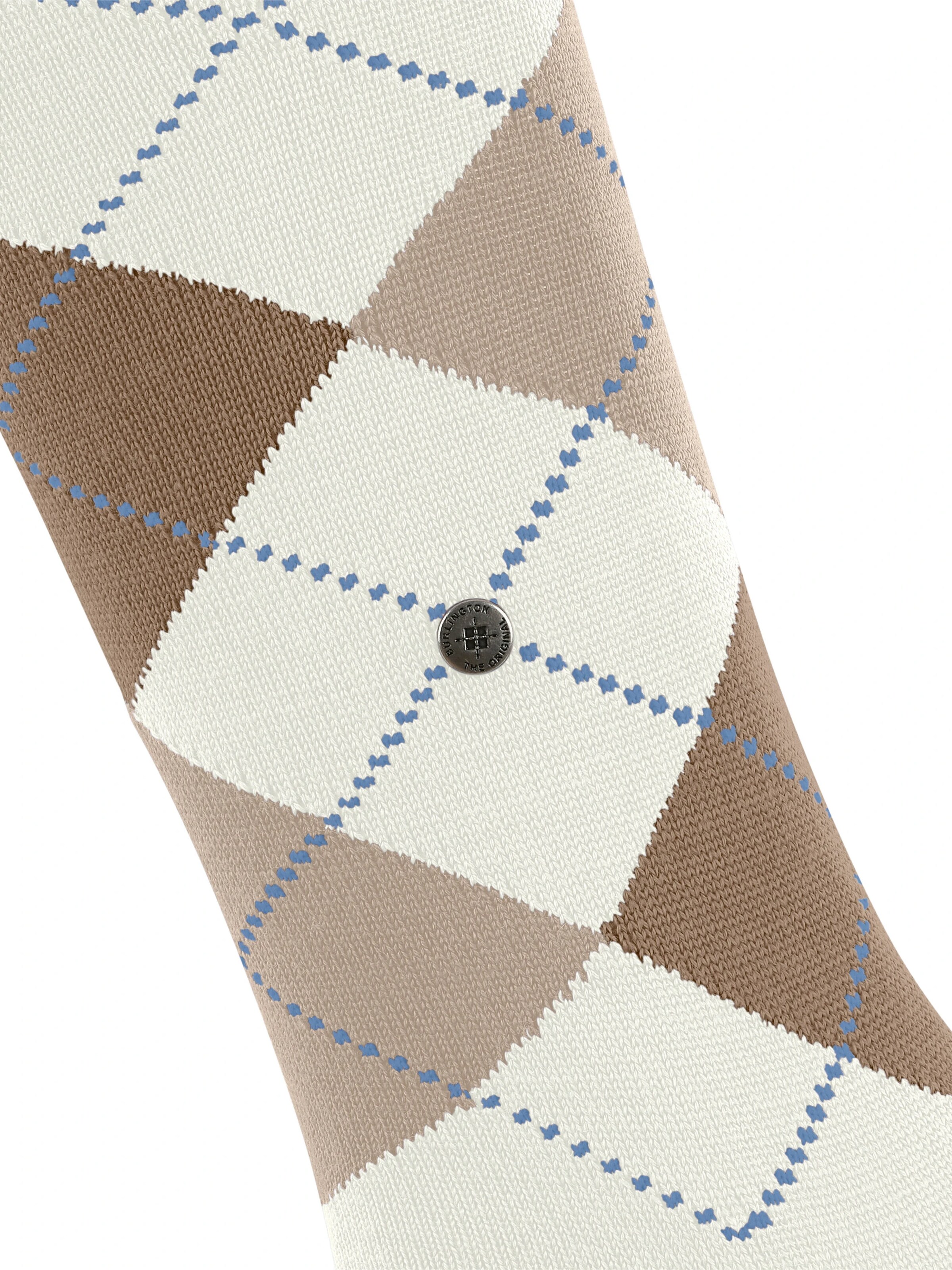 BURLINGTON Over the Knee Socks 'Marylebone' in White