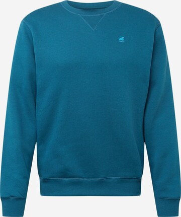 Felpa di G-Star RAW in blu: frontale