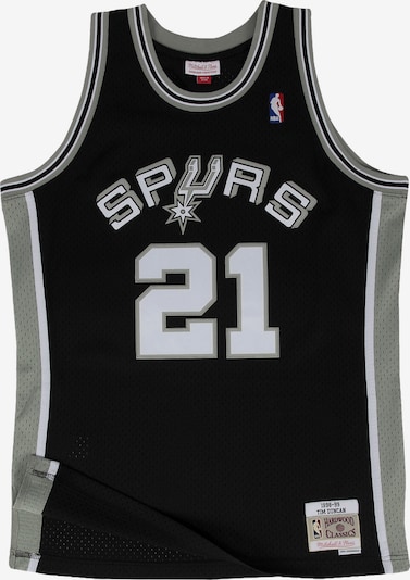 Mitchell & Ness Tehnička sportska majica u svijetlosiva / crna, Pregled proizvoda