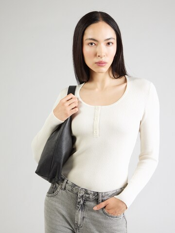 Pull-over 'VMWILLOW' VERO MODA en beige : devant