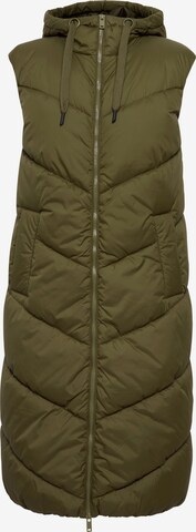 b.young Vest 'Bomina' in Green: front