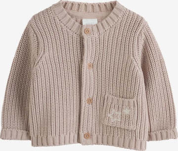 Next Neuletakki värissä beige: etupuoli