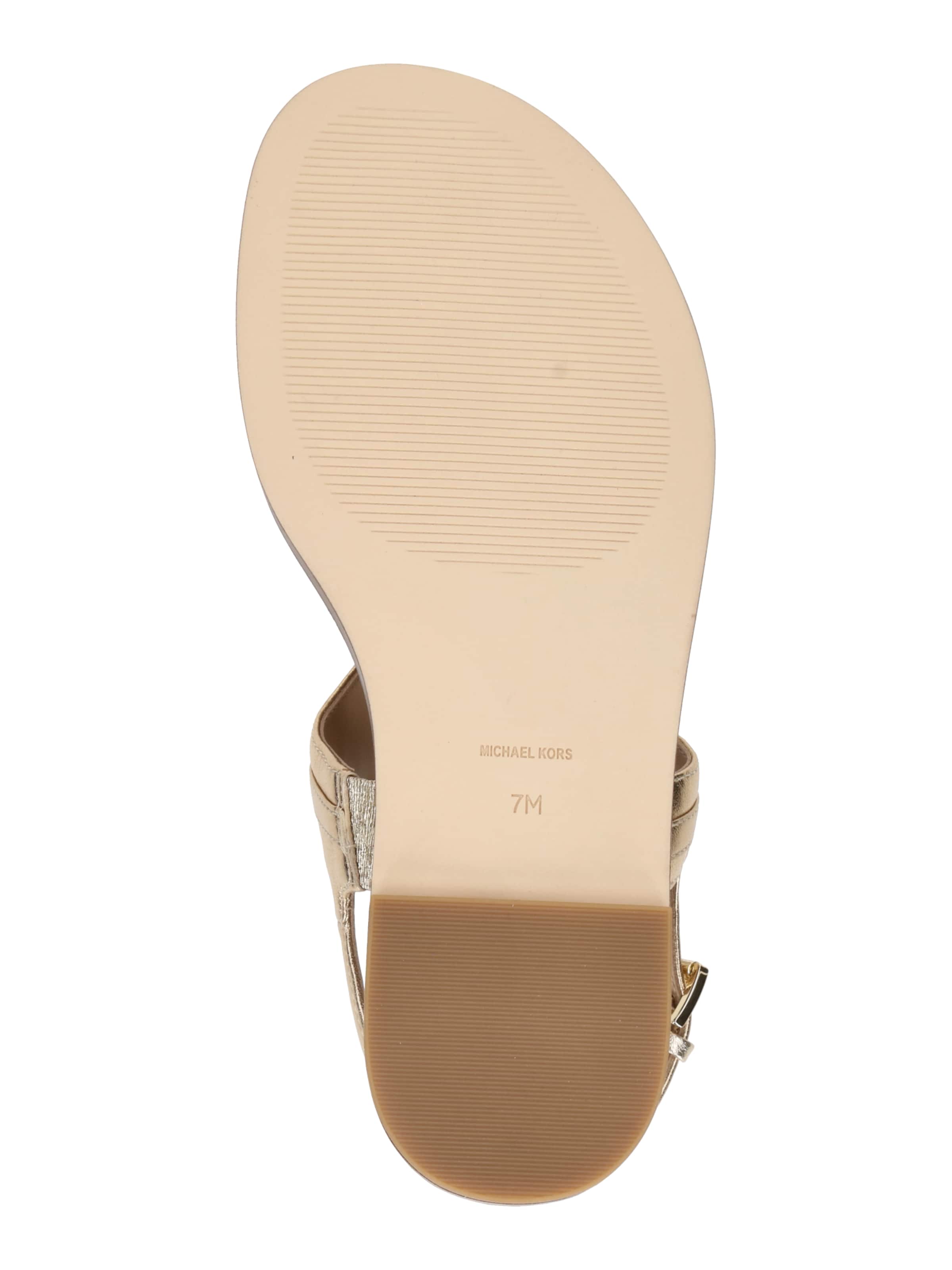 MICHAEL Michael Kors Сандали с разделител за пръстите в злато