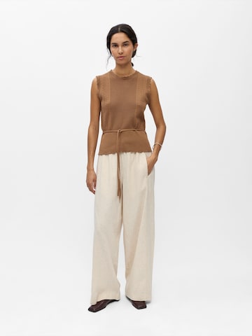 Tops en tricot 'OBJJEANY' OBJECT en marron