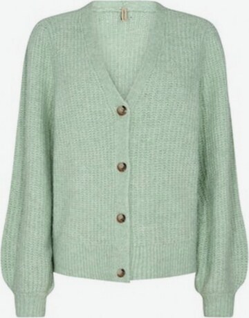 Soyaconcept Knit Cardigan in Green: front