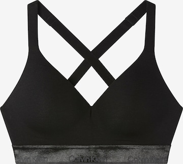 Calvin Klein Bustier BH in Zwart: voorkant