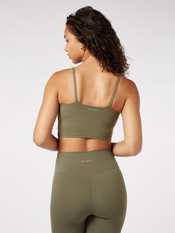 YO-GAYA Bustier Sport bh in Groen
