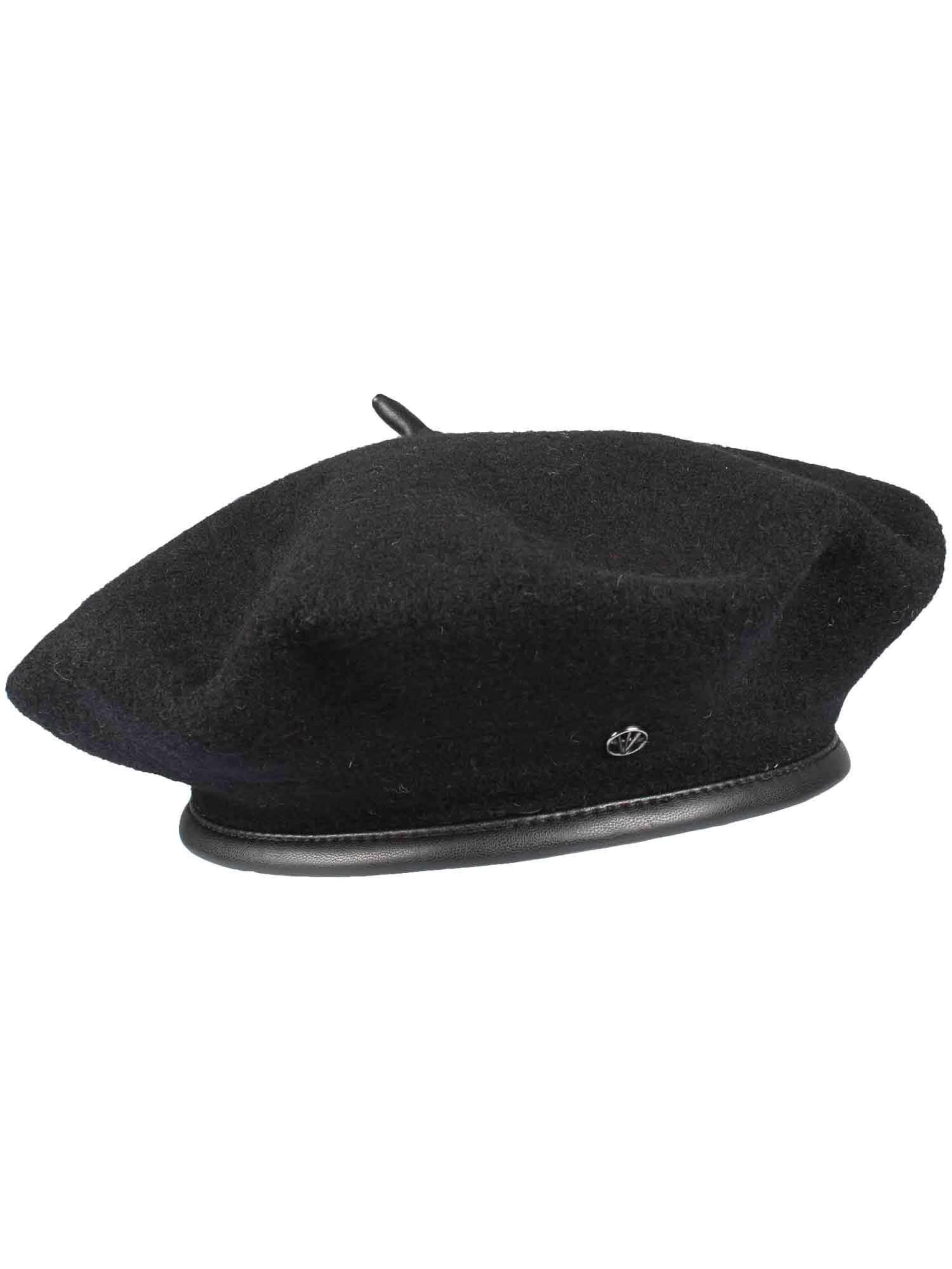 LOEVENICH Mütze in Schwarz: Vorderseite