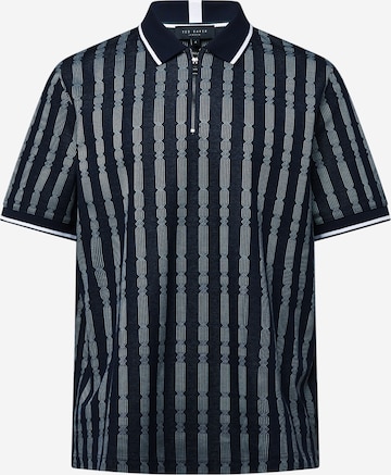 Ted Baker - Camisa 'Icken' em azul: frente