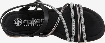 Rieker Strap sandal in Black