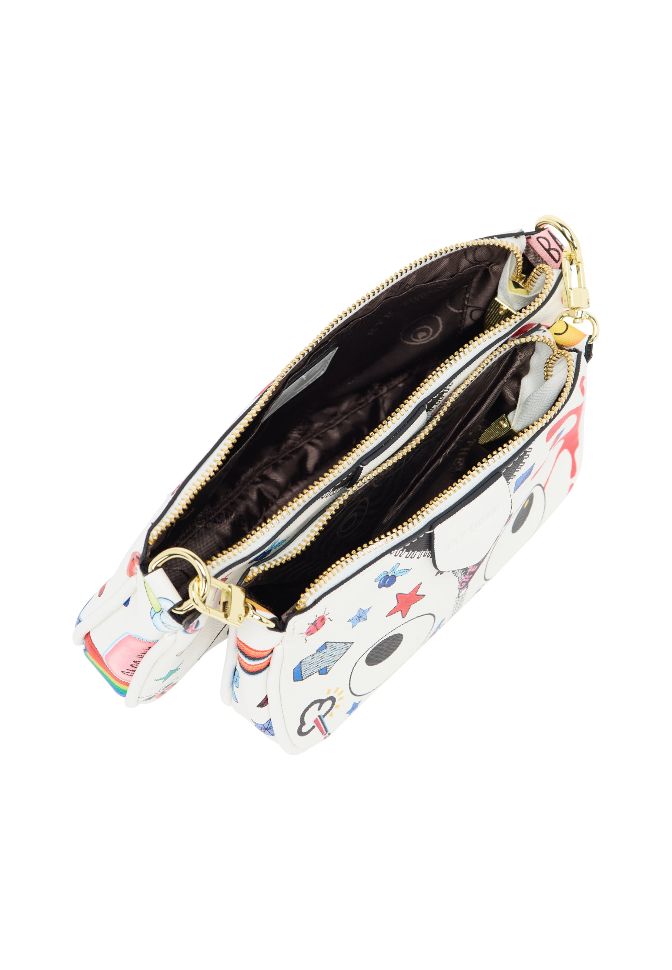 MYMO Сумка через плечо 'Pop Eyetheme' в Белый