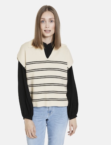 Pull-over TAIFUN en beige : devant