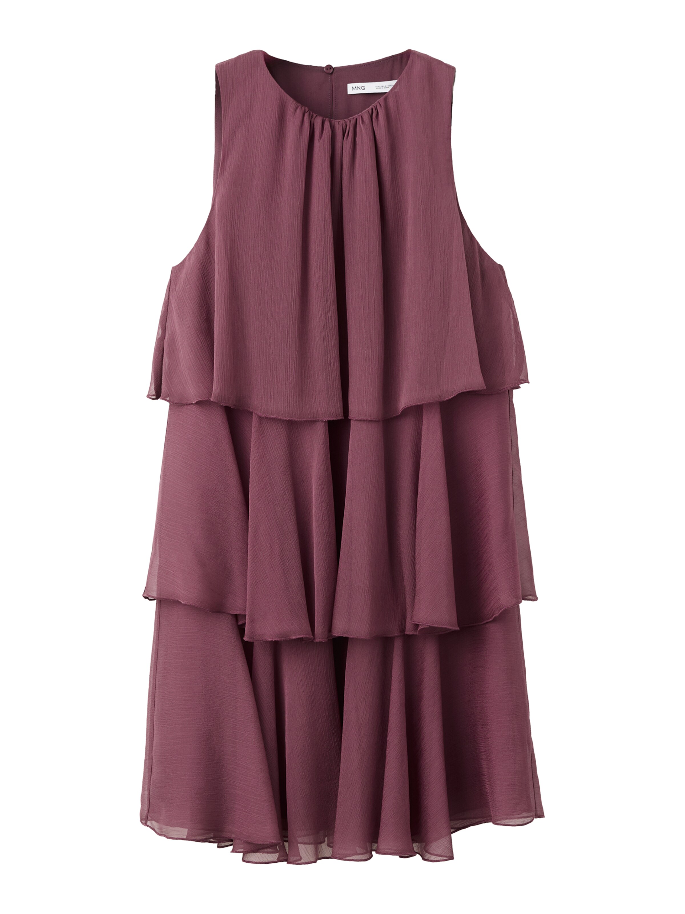 MANGO Kleid 'CAKE' in Rot: Vorderseite