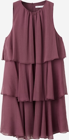 MANGO Obleka 'CAKE' | rdeča barva: sprednja stran