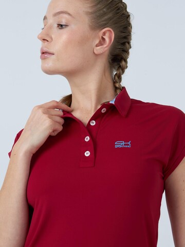 SPORTKIND Performance shirt 'Polo Shirt Loose-Fit' in Red