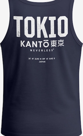 Neverless Shirt 'Tokio' in Blau: Vorderseite