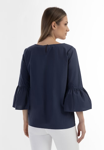 RISA - Blusa 'Iridia' em azul