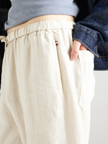 Loosefit Pantalon TOMMY HILFIGER en beige