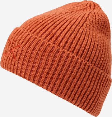 Bonnet Calvin Klein en orange : devant