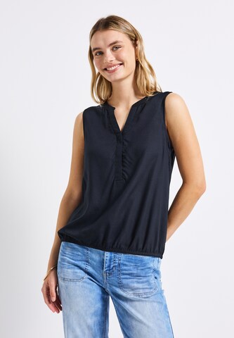 STREET ONE Bluse in Blau: Vorderseite
