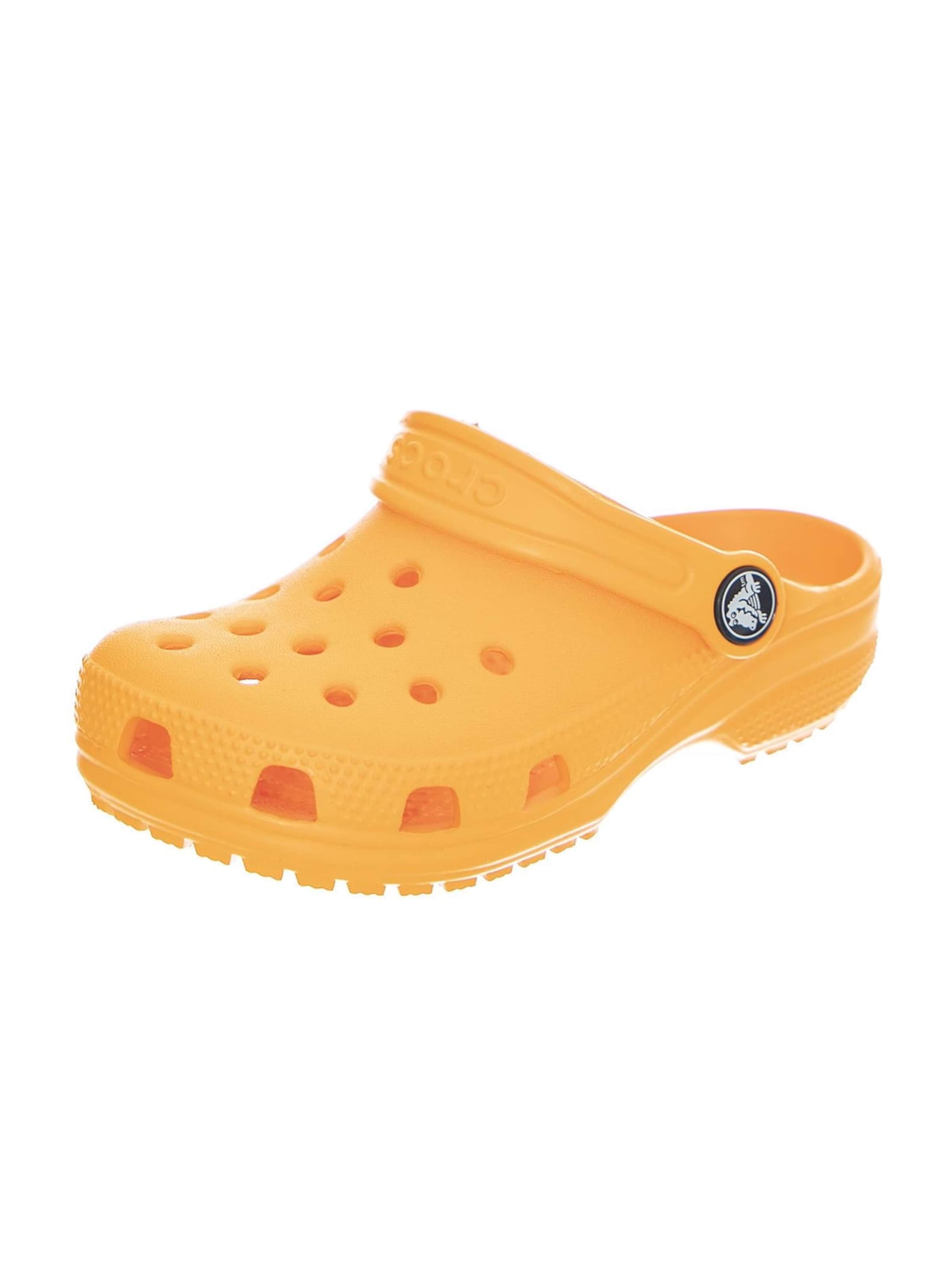 Crocs Sandalen 'Toddlers Classic Clog Orzi Sandals' in Oranje: voorkant