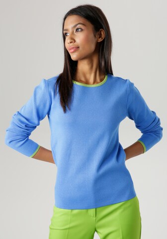 Aniston SELECTED Sweater in Blue: front