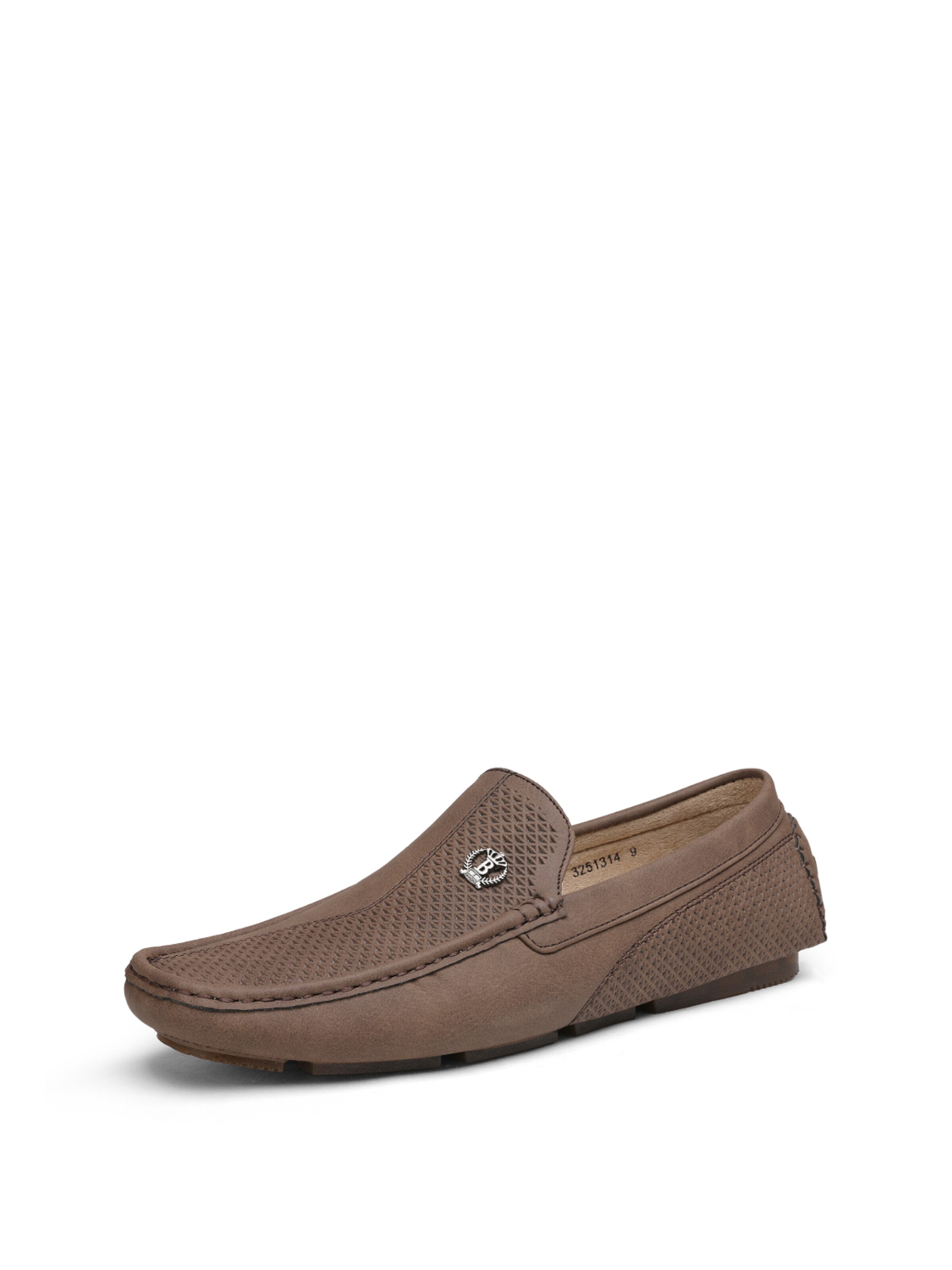 Mocassino 'Bruno Marc Herren Klassische Mokassins Flache Slipper Slip on Penny Loafer Weich Comfort Schuhs' di Bruno Marc in marrone: frontale