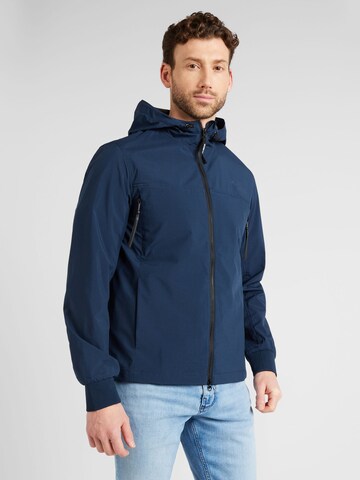 Lake View Between-Season Jacket 'Flynn' in Blue: front