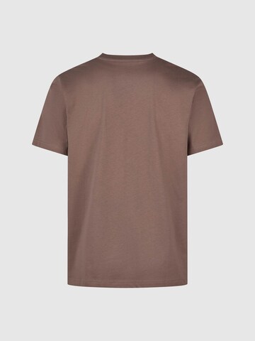 Cleptomanicx T-Shirt 'Embro Gull' in Braun
