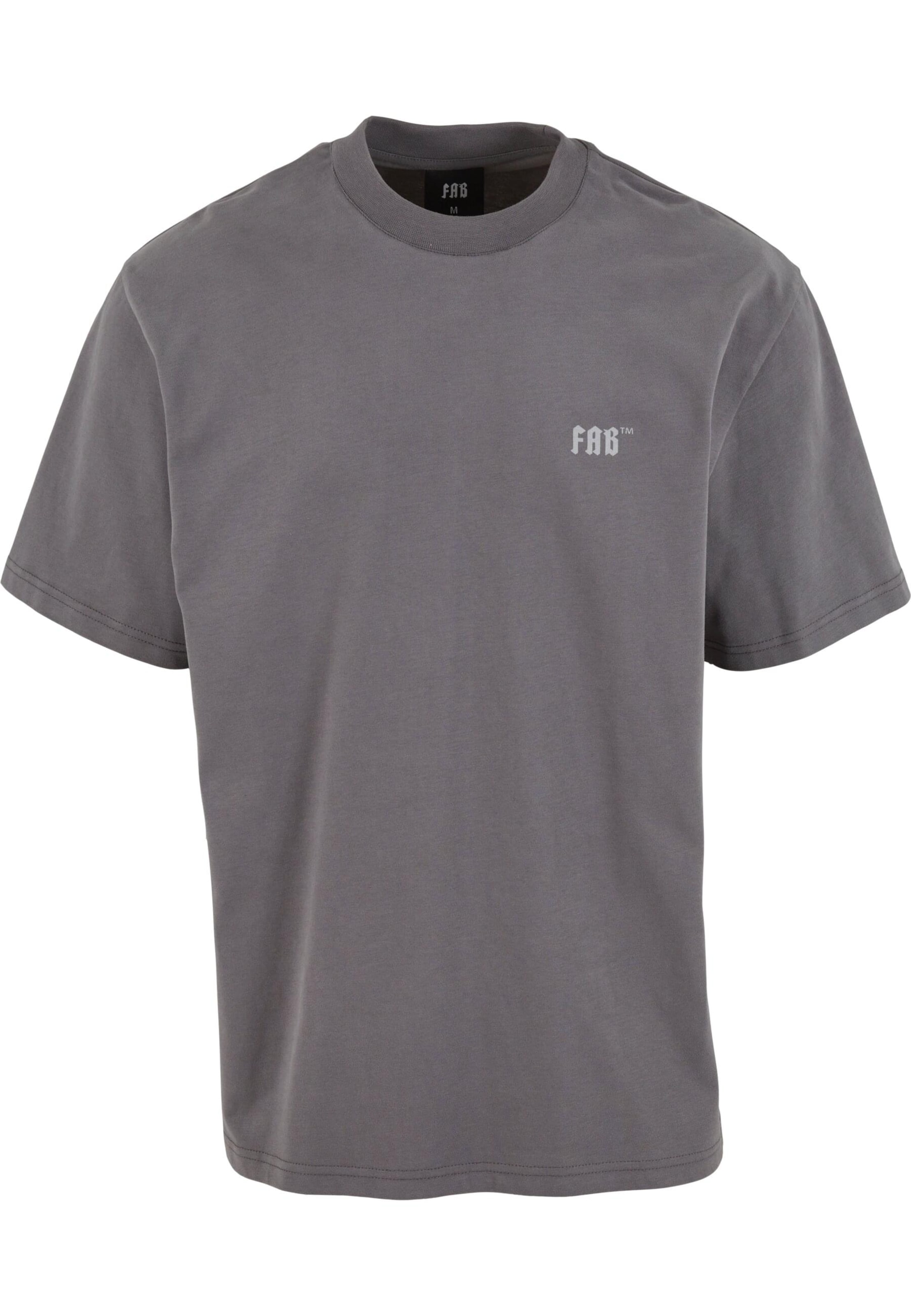 Fast & Bright T-shirt 'Justice' i grå: framsida