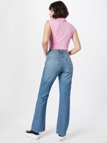 WEEKDAY Bootcut Jeans in Blauw