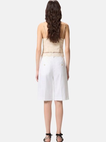 PINKO Regular Broek 'PINKO BRYANA BERMUDA LINO STRETCH BERMUDA' in Wit