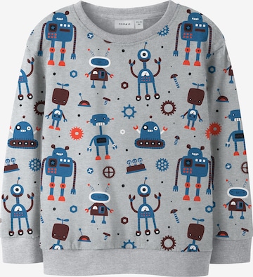 NAME IT - Sudadera 'NMMTino' en gris: frente