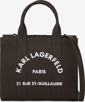 Sacs à main 'Rue St-Guillaume' Karl Lagerfeld en marron : devant